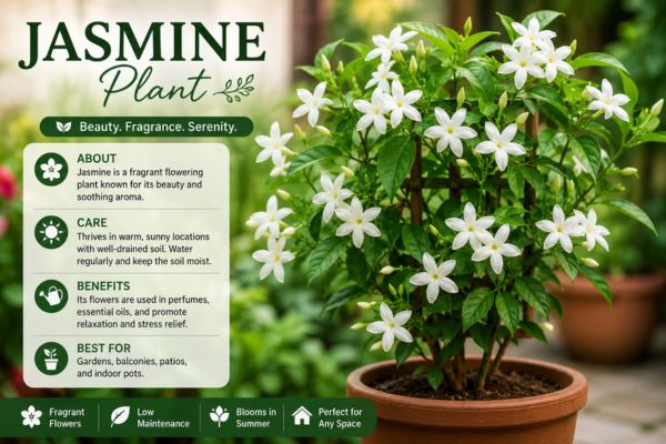 The Jasmine Plant: A Gardener’s Guide to Growing Britain’s Most Fragrant Favourite Jasmine Plant